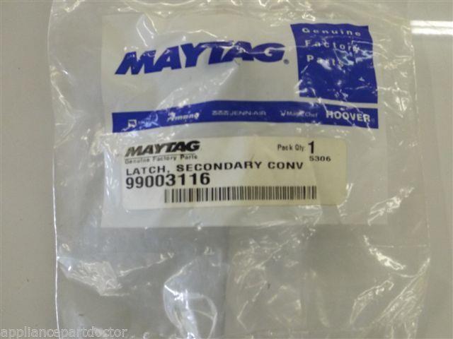 Maytag Jenn Air Dishwasher 99003116 Latch, Secondary Conv. Tine NEW IN BOX Maytag Jenn Air Dishwasher 99003116 Latch, Secondary Conv. Tine NEW IN BOX